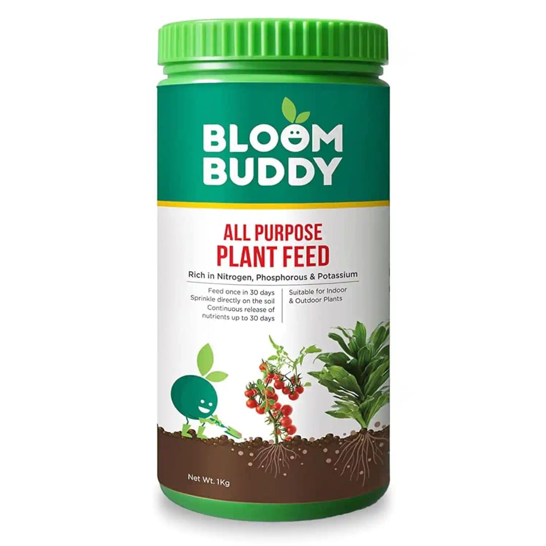 BloomBuddy All Purpose Plant Feed Granules, Organic Slow-Release Fertilizer with NPK & Micronutrients