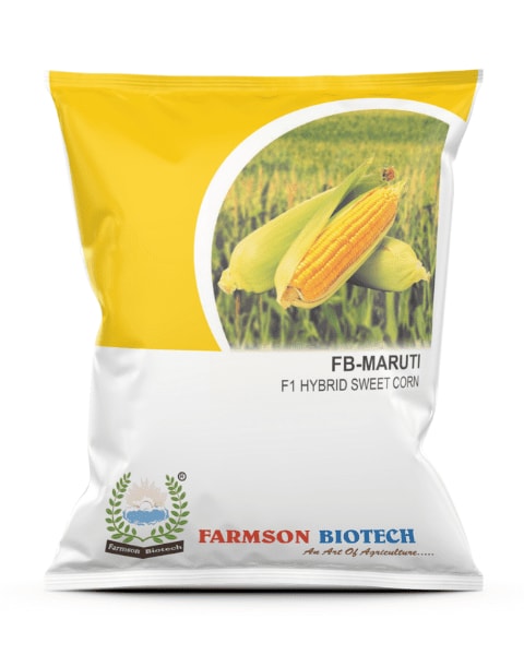 Farmson FB-Maruti F1 Hybrid Corn Seeds, High Yield, Suitable For All The Seasons