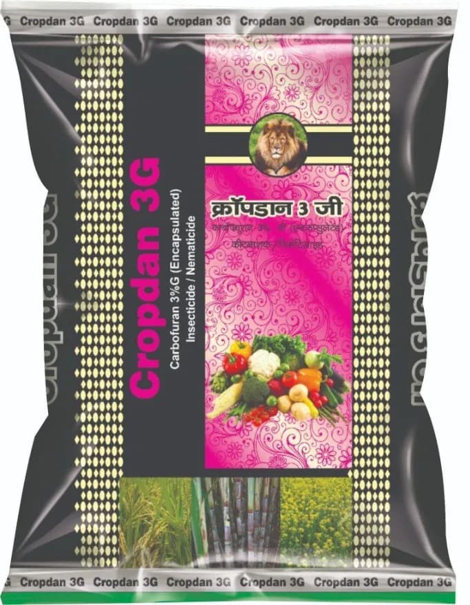 DHANDA CROPDAN 3G (Carbofuran 3% G) Insecticide, Used to Control a Wide Range of Pests On Major Crops - Image 1