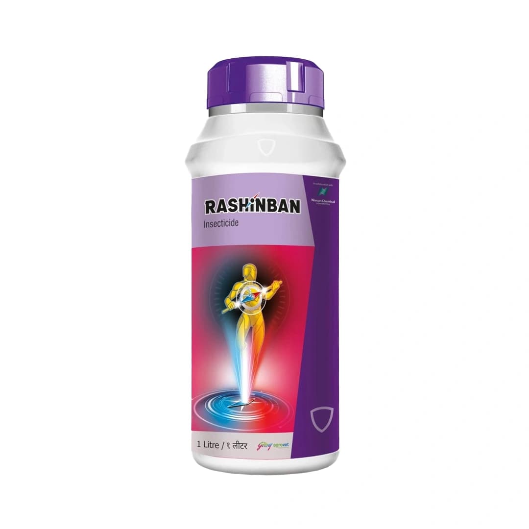 Godrej Rashinban Fluxametamide 3.8% + Pyridaben 9.5% SC Insecticide, Broad Spectrum, Targeting Sucking and Chewing Pests, Effective For Chilli - Image 1
