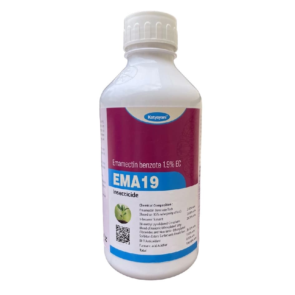 Katyayani EMA19 Emamectin Benzoate 1.9% EC Insecticide, Contact and Systemic Action - Image 1