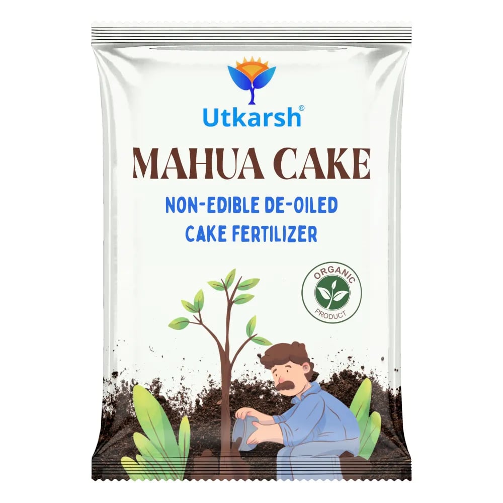 Utkarsh Mahua Cake Organic Fertilizer, Promotes Soil Fertility And Plant Immunity