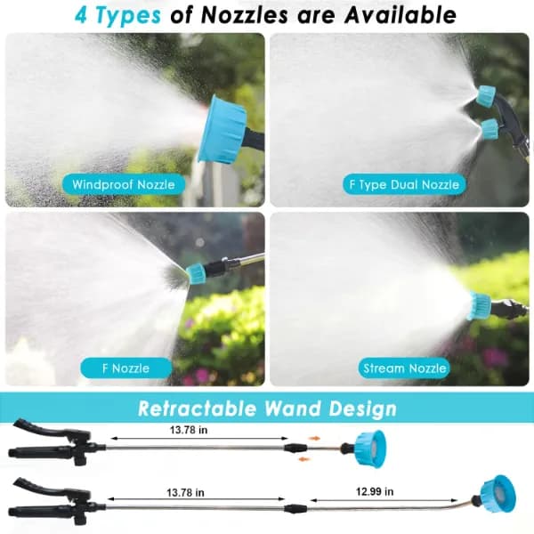 OEM Gold Series Double Motor Battery Operated Sprayer, 12V x 16A Battery (20L Capacity), Digital Voltmeter, Powerful Agriculture Sprayer - Image 6