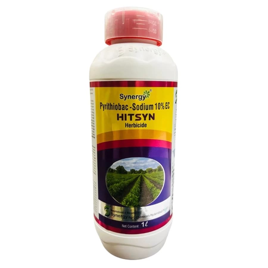 Synergy Hitsyn Pyrithiobac Sodium 10% EC, Post-Emergence Selective Herbicide For Cotton Crop