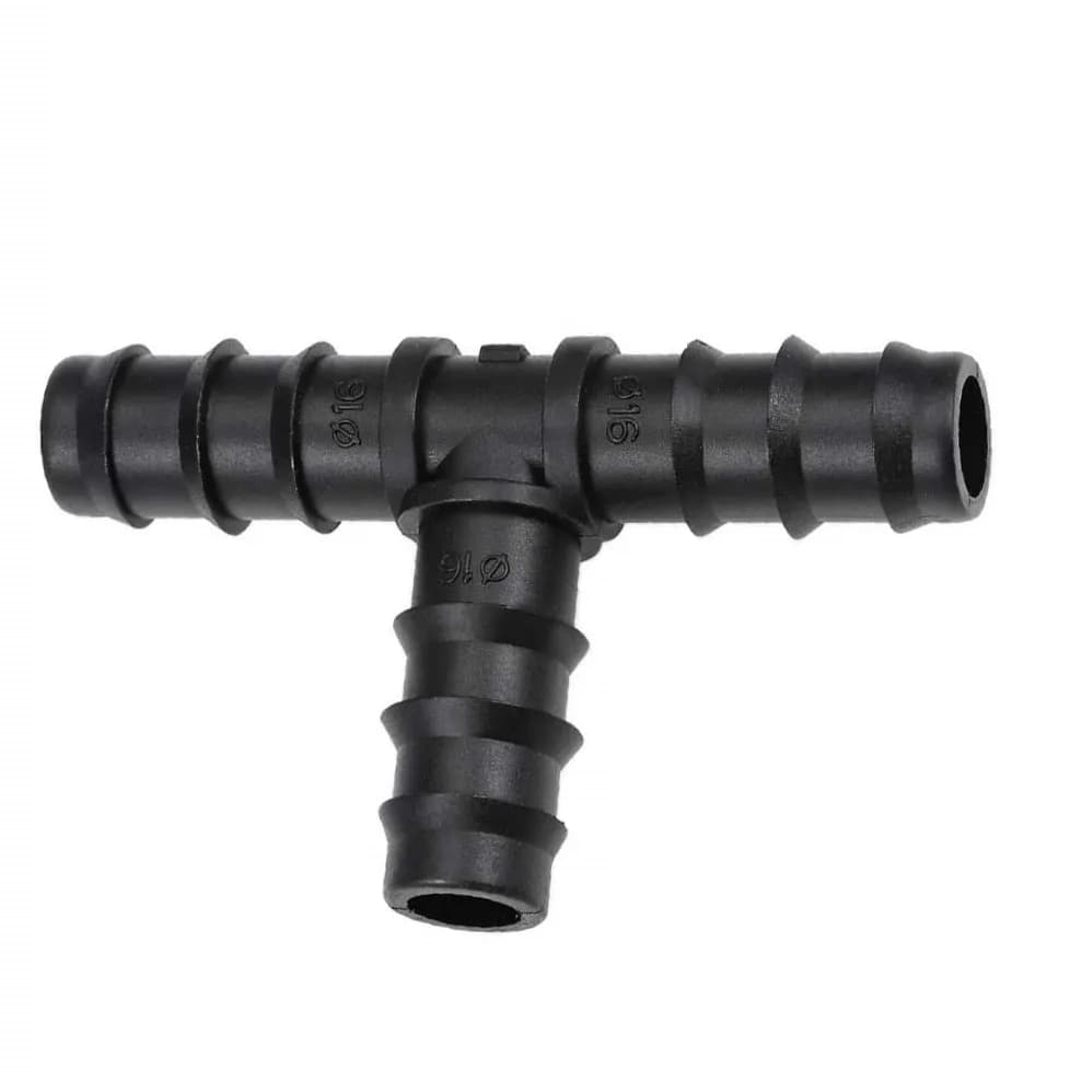 Radhe Online Lateral Tee Connector 16mm, Blank Tubing Accessories For 16mm Pipe - Image 1