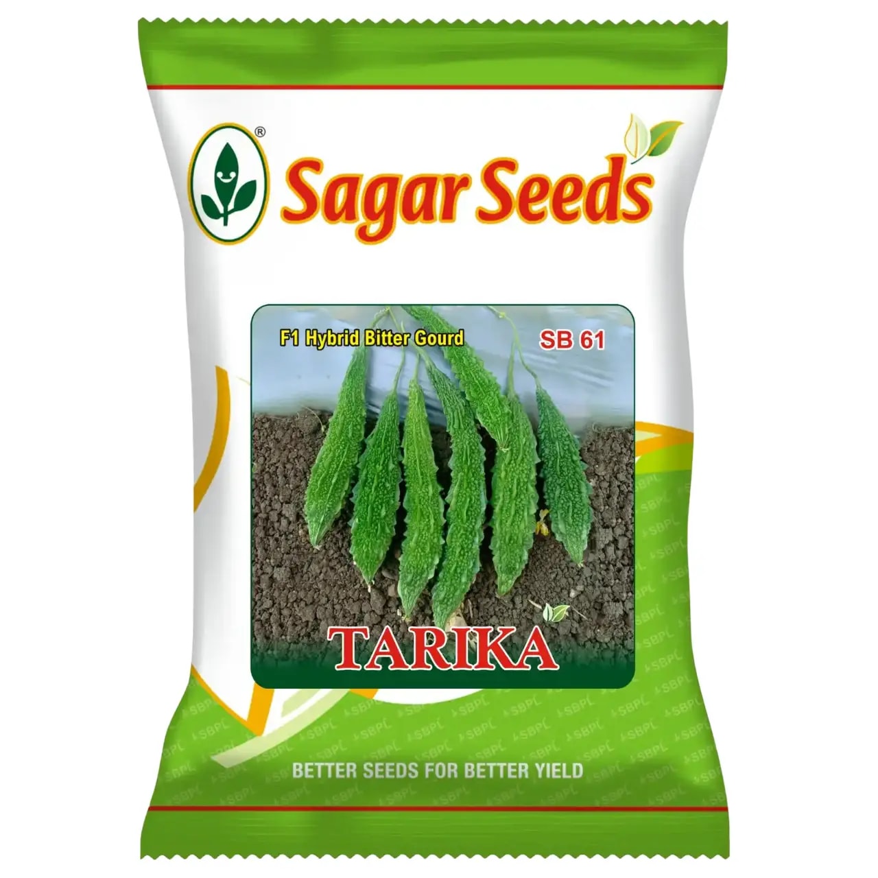Sagar Tarika F1 Bittergourd Seeds, High Vigour, Strong Vine, Heavy Yield, Dark Green