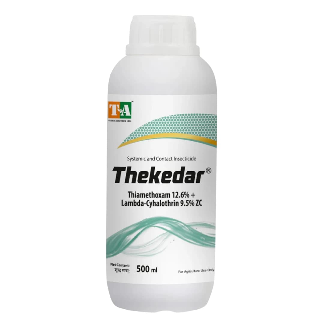 Titan Agritech Thekedar Thiamethoxam 12.6% + Lambda Cyhalothrin 9.5% ZC Insecticide, Effective For Sucking And Chewing Pests - Image 1