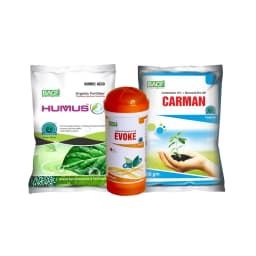 Chickpea, Bengal Gram Special Combo Pack (Evoke 250 GM + Carman 500 GM + Humus 500 GM) For Pod Borer, Fusarium Wilt and Vegetative Growth, For 1 Acre 1