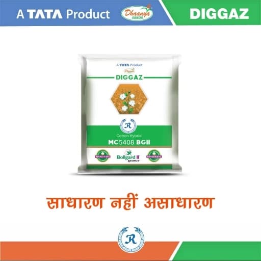 Tata Rallis Diggaz MC 5408 BG-II Hybrid Cotton Seeds, High Early Yield (475 Gm) - Image 3
