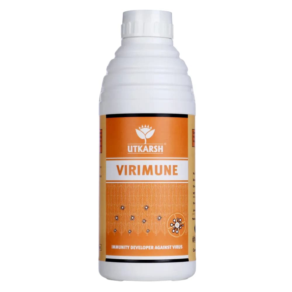 Utkarsh Virimune Viricide, Immunity Developer Against Virus, Efficient For Yellow Mosaic And Leaf Curl Virus, Improve Plant Immune System - Image 1