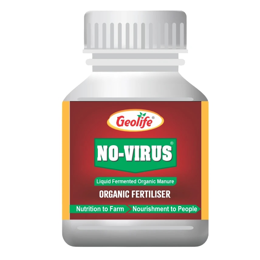 Geolife No-Virus - Liquid Fermented Organic Manure Vriksha Ayurveda Inspired Organic Fertilizer Improves Immunity and Yield 100 PercentNatural