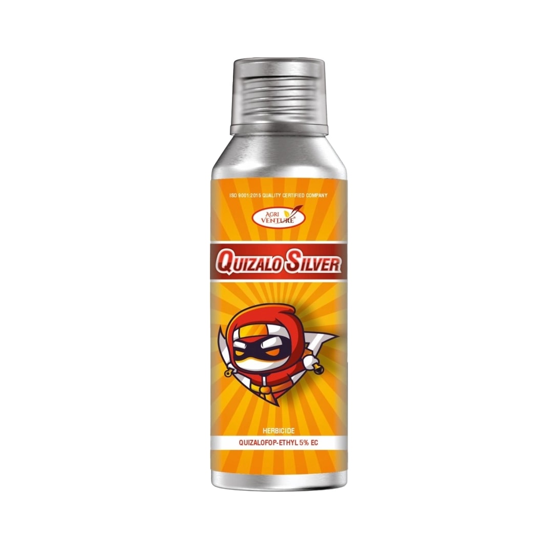 Agriventure Quizalo Silver Quizalofop Ethyl 5% EC Herbicide, Used To Control Narrow Leaf Weeds In Broad Leaf Crops.