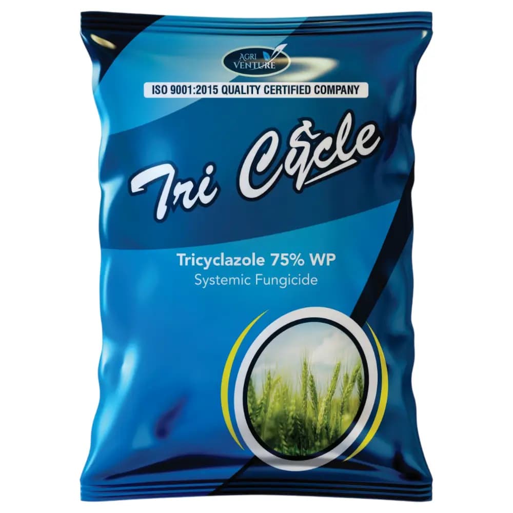 Agriventure Tri Cycle Tricyclazole 75% WP Fungicide, Wettable Powder, Systemic Fungicide
