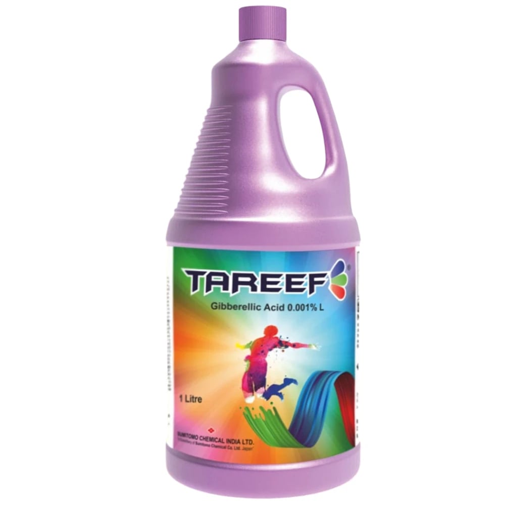 Excel Sumitomo Tareef Gibberellic Acid 0.001% L Plants Growth Promoter , Which Leads To Better Growth Of Leaves, Flowers And Fruits.
