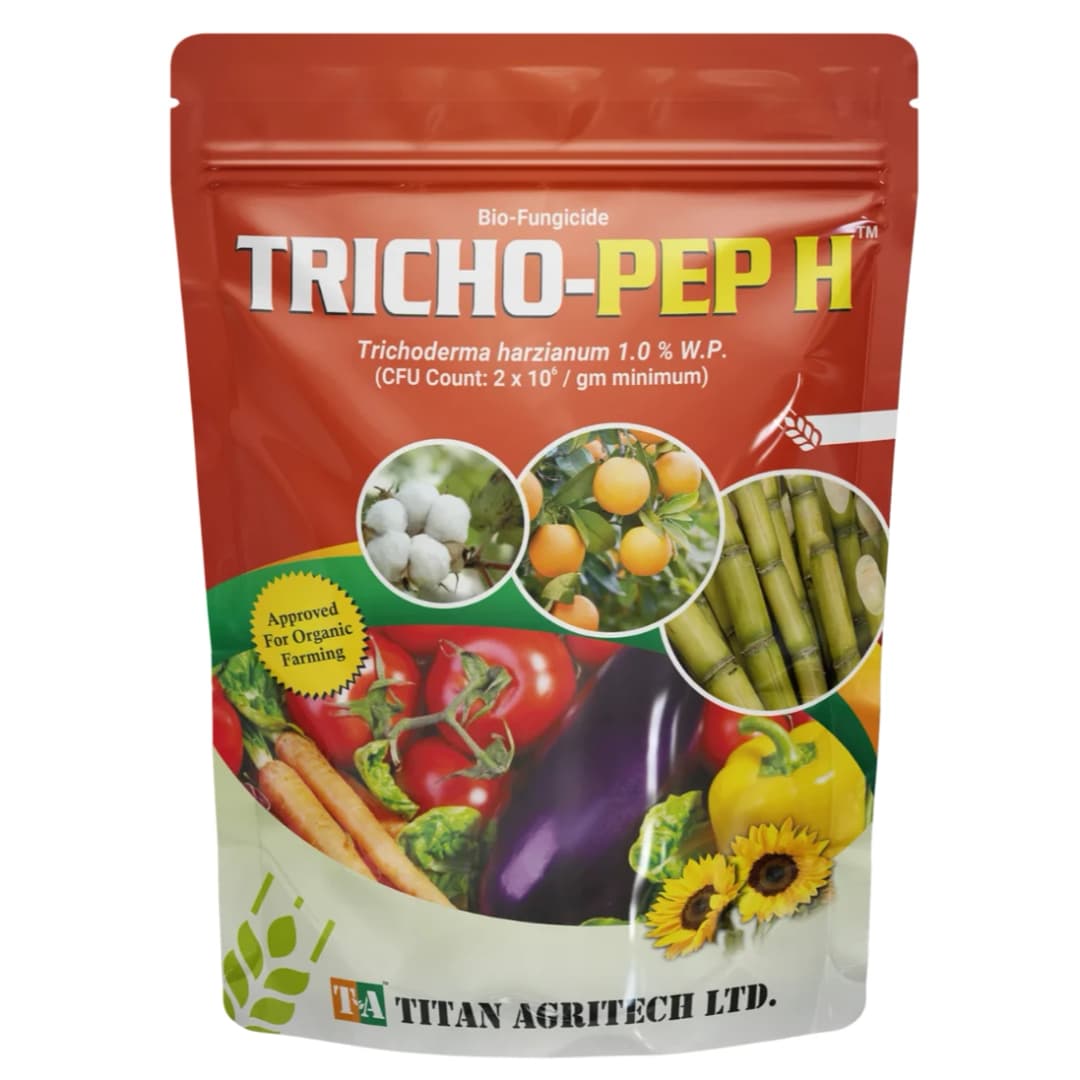 Titan Agritech TRICHO-PEP H Trichoderma Harzianum Fertilizer, Vegetable Plants & Home Garden