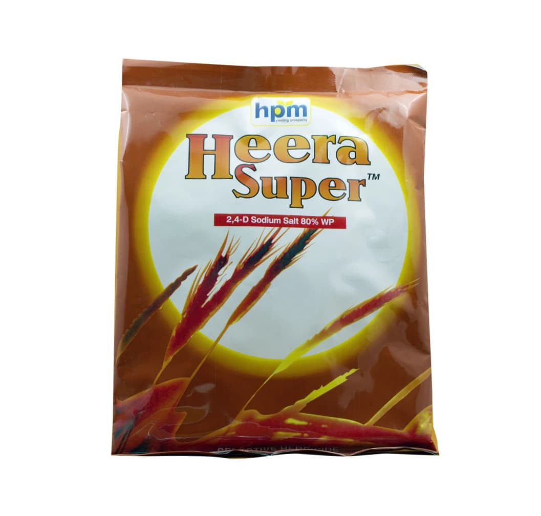 HPM Heera Super 2,4-D Sodium Salt 80% WP Herbicide, Systemic Action - Image 1