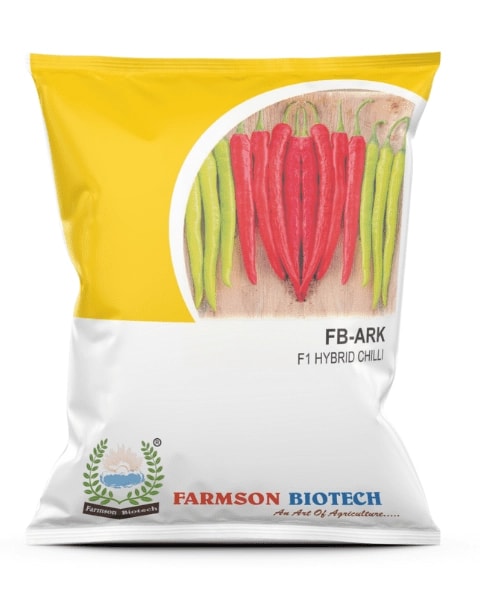 Farmson FB Ark F1 Hybrid Chilli Seeds, High Yield & Disease Resistant Variety