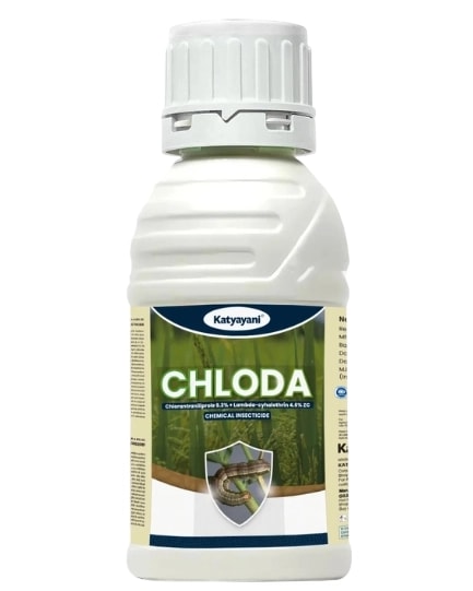 Katyayani Chloda Chlorantraniliprole 9.3% + Lambda Cyhalothrin 4.6% ZC Insecticide, for Effective Pest Control for Crops