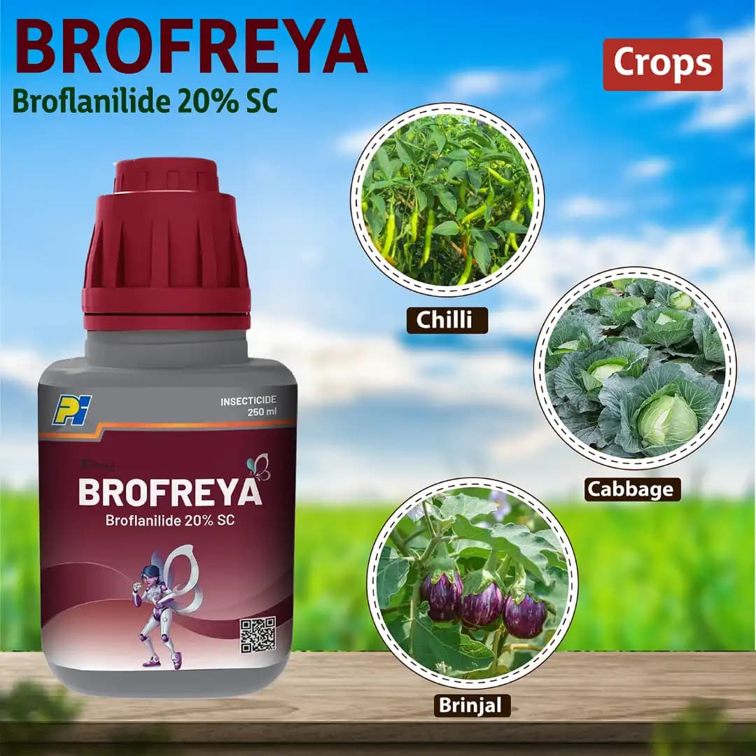 PI Brofreya Broflanilide 20% SC Mainly used for management of Lepidopteran & sucking pests - Image 6