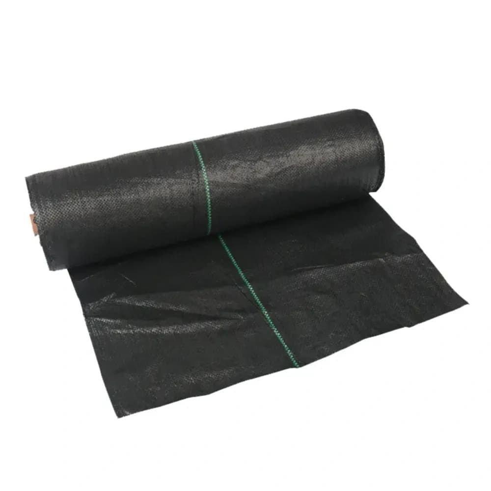 Singhal 90 GSM Garden Weed Control Barrier Sheet Mat, Landscape Fabric, Heavy Duty Weed Block Gardening Mat For Gardens (Black) - Image 1
