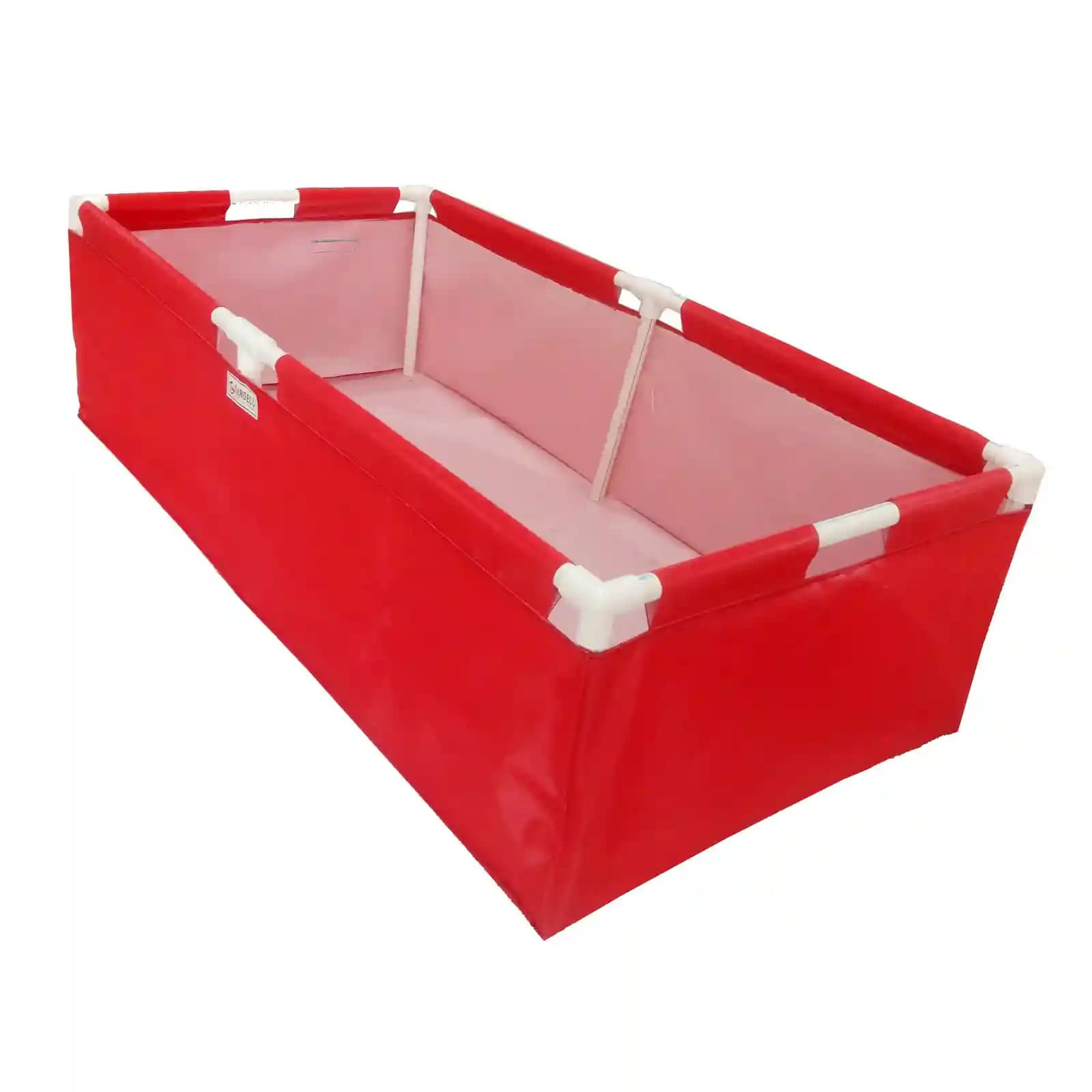 GARDECO PVC Coated Nylon Fabric UV Protected 450 GSM Multi-Color Rectangular Plants Grow Bag with PVC Pipe Support - Image 4