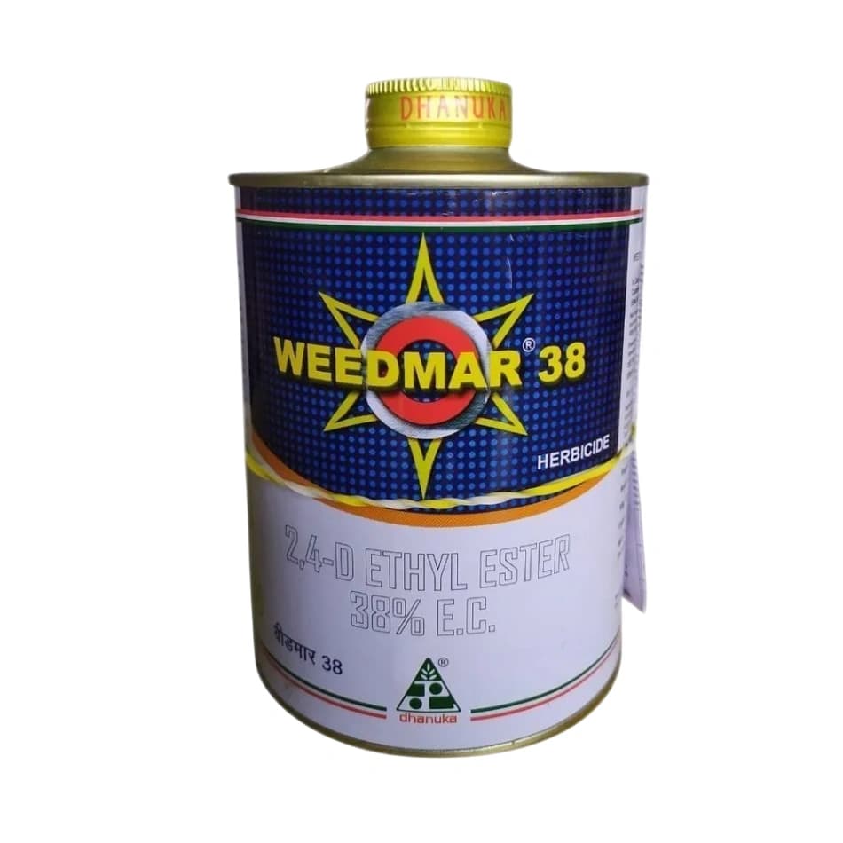 Dhanuka WEEDMAR 38 2,4-D Ethyl Ester 38% EC Herbicide, Selective Broadleaf Weed Controller