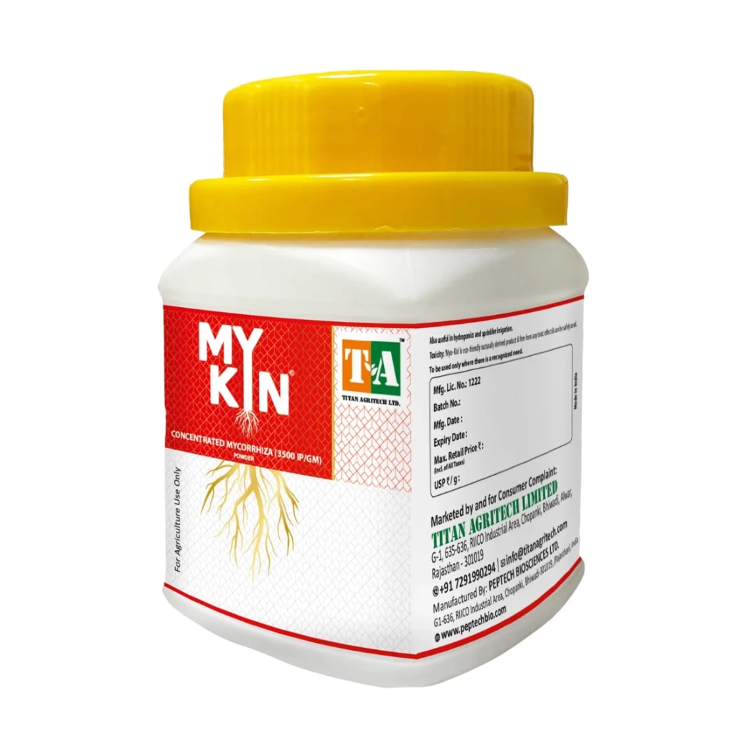 Titan Agritech MyKin Mycorrhiza Concentrate 3500IP Fertilizer, Effective Root And Soil Health Enhancement