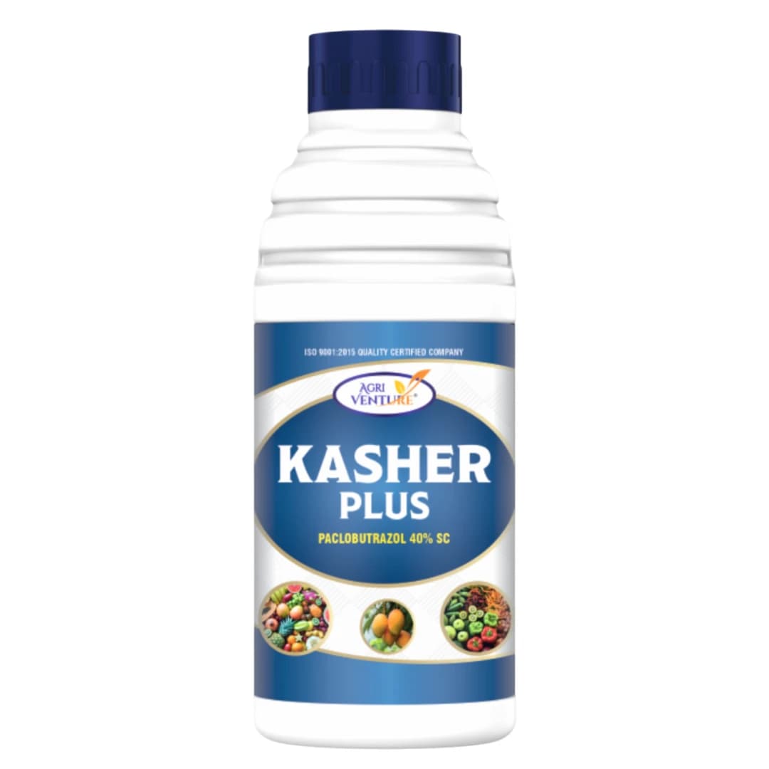 Agriventure KASHER PLUS Paclobutrazol 40% SC Plant Growth Regulator, Suitable For Fuits And Vegetables
