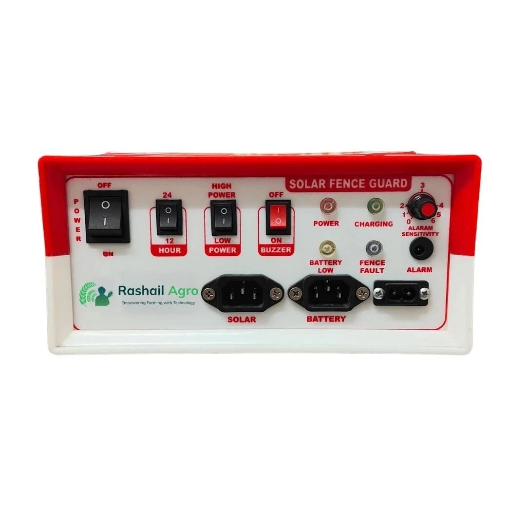 Rashail Solar Fence Energizer Zatka Machine - 18KV, Electric Fence Solution For Farm Protection