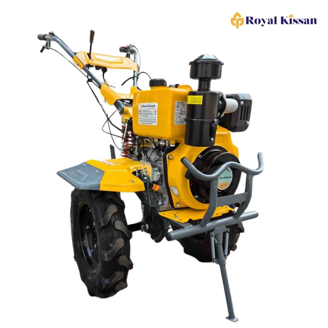 Royal Kissan RK-ICD-UP186-SH Ultra Premium Quality Diesel Power Tiller, 4 Stroke 186F Engine, Double Shock Absorber - FMTTI Tested - Image 2