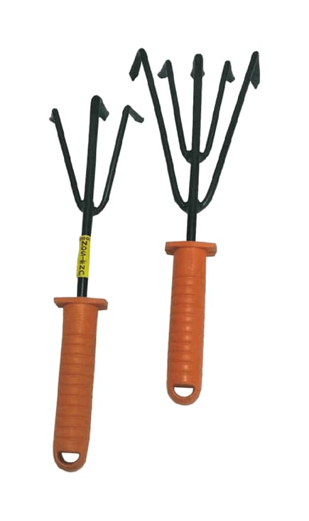 UNISON Mini Cultivator Set of 2 Pcs. (3 & 5 Prongs) Easy To Use And Durable - Image 1