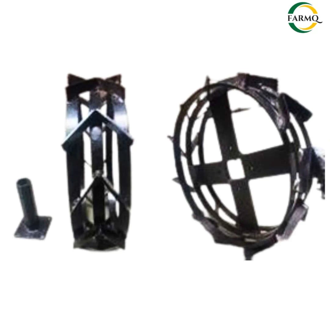 Farmq Special Iron Wheel Tiller Attachment, 16 Inch For Petrol And Diesel Weeders (7 & 9 HP) - Image 2