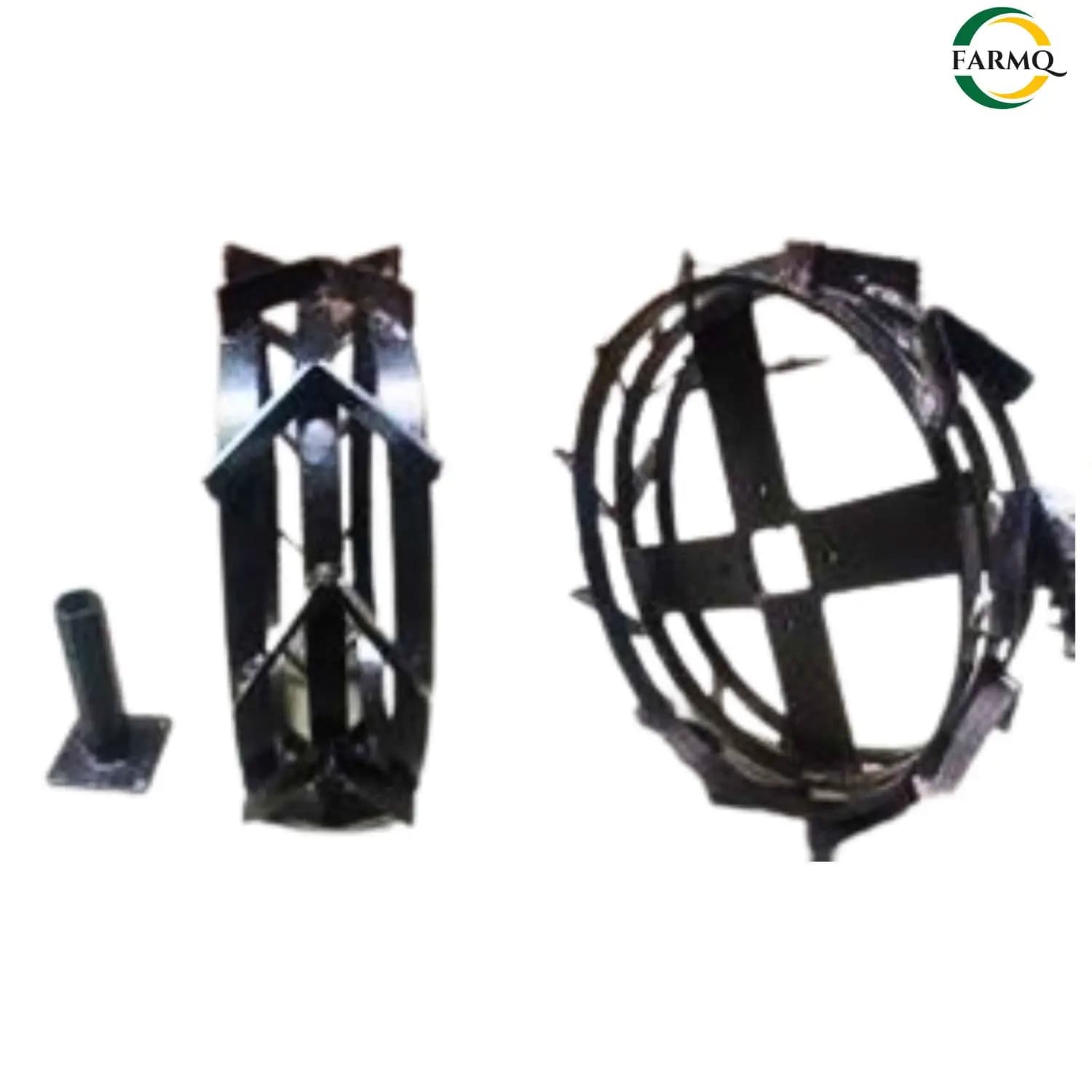Farmq Special Iron Wheel Tiller Attachment, 16 Inch For Petrol And Diesel Weeders (7 & 9 HP) - Image 2