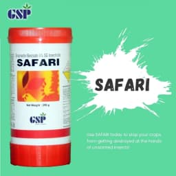 GSP Safari Emamectin Benzoate 5% SG Insecticide, Effective For Bollworm Thrips And Mites Control 2