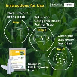 Gaiagen Fall Army Worm Pheromone Lure For Spodoptera Frugiperda And Insect Funnel Trap, IMO Certified 3