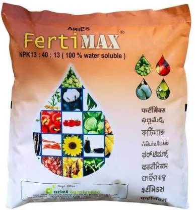 Aries Fertimax NPK 13:40:13 - 100% Water Soluble Plant Nutrients, Available In a Free Flowing Crystalline Form
