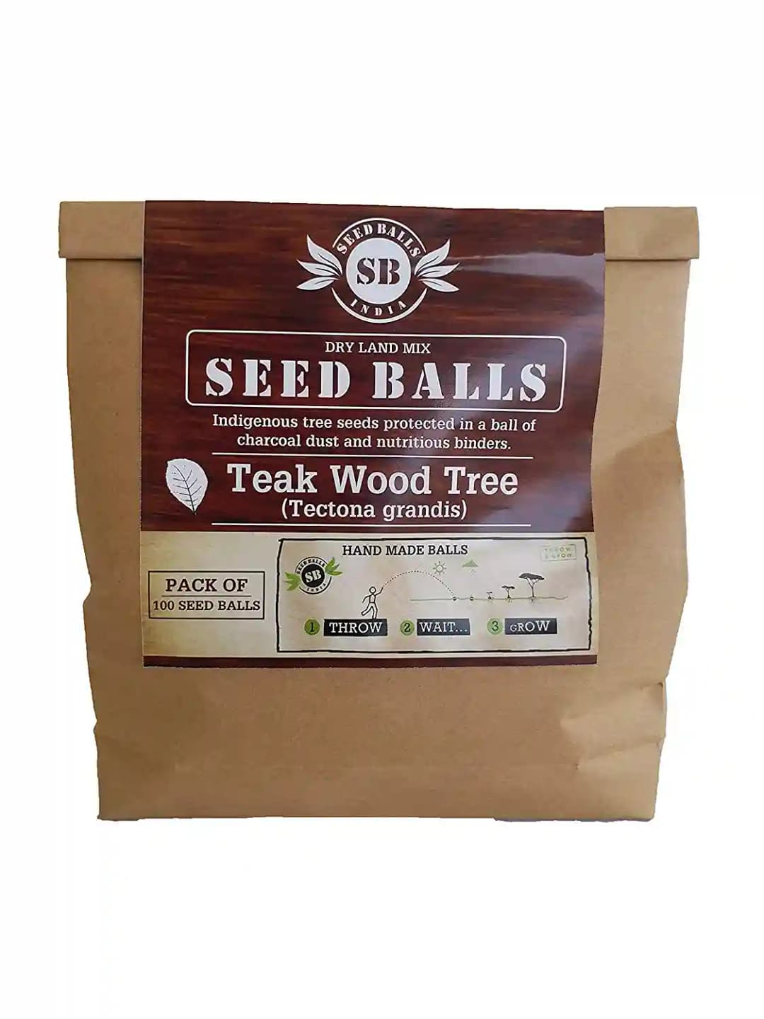 Teakwood Seed Balls, Great Germination, Best Flowering Seeds.