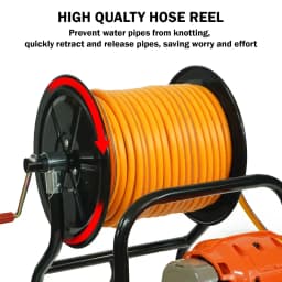 Neptune NPW-768-WH 4-Stroke Portable Power Sprayer, 35CC Petrol Engine, 50 Meter Hose Pipe, Hose Reel With Spray Gun, Ideal For Farming & Garden 3