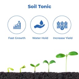 Vanproz Super Potassium Humate (98%) Organic Fertilizer, 25 KG Bag, It helps the soil to improve plant growth. 3