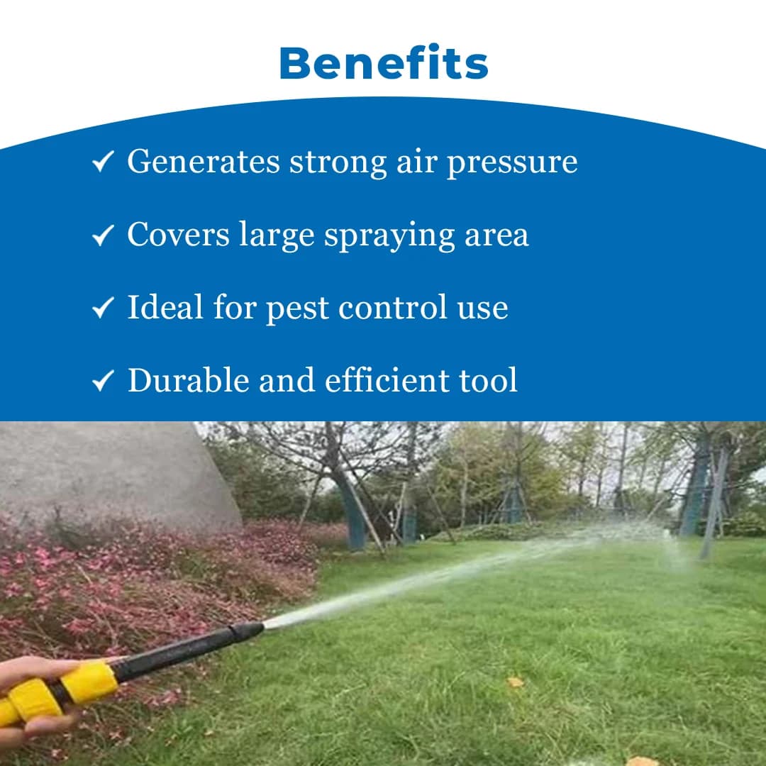 Pad Corp High Pressure Blower Gun, Mist Blower, Compatible With Battery Sprayer Capacity Minimum 12 Volt X 12 Amp, Without Belt. - Image 3