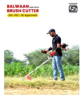 Balwaan Side pack 35cc ISI Marked BX-35i 4 Stroke Brush Cutter, Used For Agricultural Purposes 6