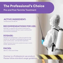 Bayer Premise Imidacloprid 30.5% SC Insecticide, Used For Pre-Construction And Post-Construction, Anti Termite Treatment 5