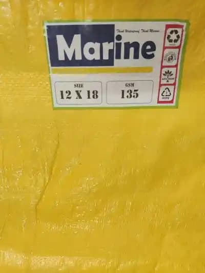 Marine - HDPE Tarpaulin 135 GSM UV Stabilized Material, Waterproof, Heavy Duty Material, (Color-Yellow) - Image 6