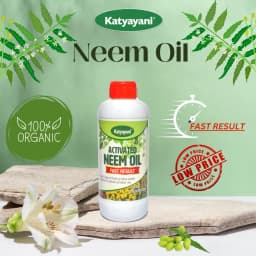 Katyayani Activated Neem Oil, Azadiractin Indica, 100% Organic Pesticide Derived From Cold Pressed Neem Oil 2