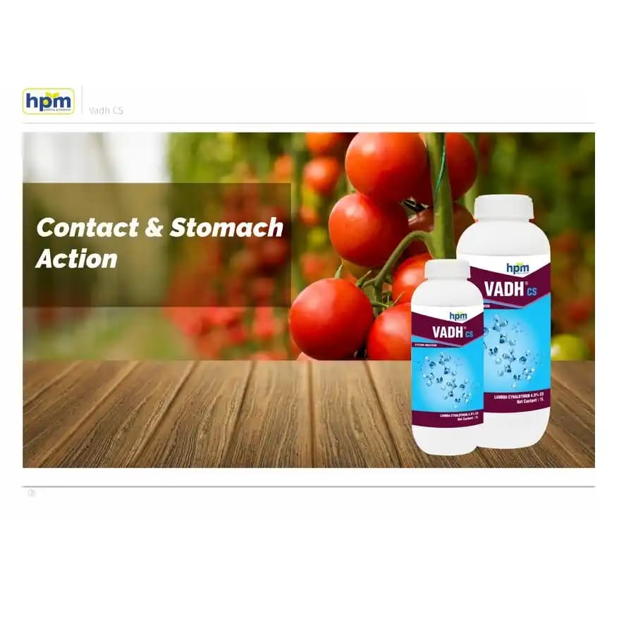 Hpm Vadh CS Lambda Cyhalothrin 4.9% CS Insecticide, Contact and Stomach Action - Image 3