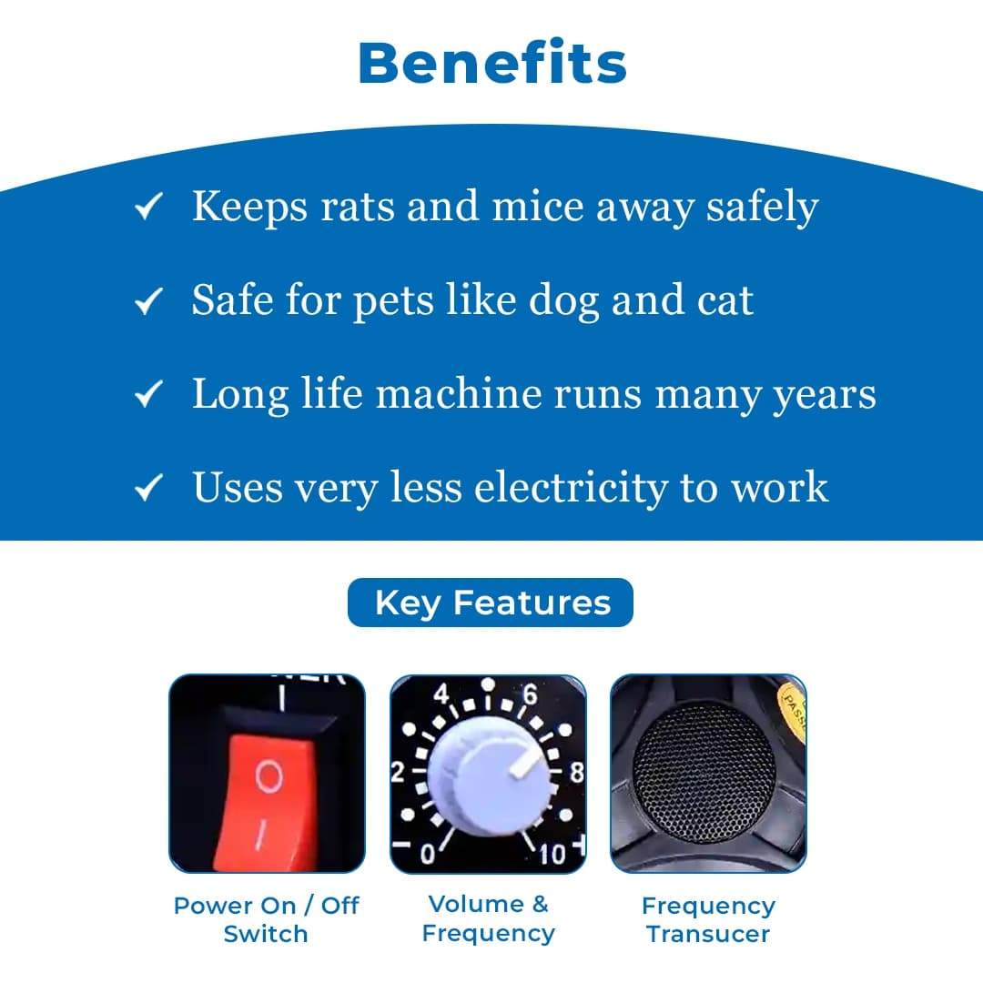 Earth Innovation Ultrasonic Rat Repellent Machine - Image 3