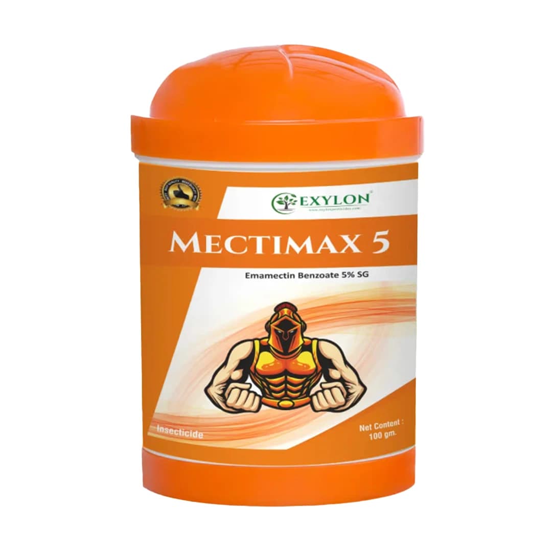 Exylon MECTIMAX 5 Emamectin Benzoate 5% SG Insecticide, Effective For Sucking And Chewing Pests Control In Multipal Crops - Image 1