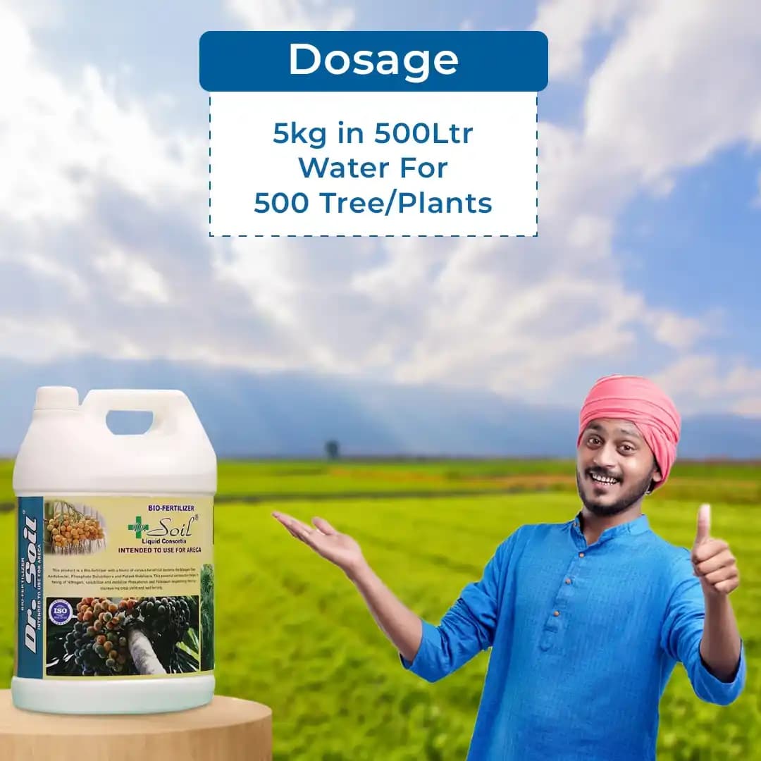 Dr. Soil Areca Intendend Use for Areca (Liquid Consortia) (ISO Certified) Areca special Liquid Fertilizer - Image 5