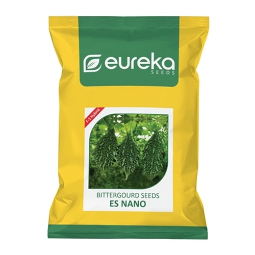 Eureka ES NANO F1 Hybrid Bittergourd Seeds, Strong, Sturdy Vines, Dark Green Fruits