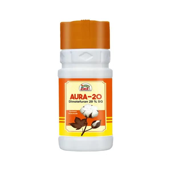 EBS AURA-20 Dinotefuran 20% SG Systemic And Translaminar Action Insecticides.